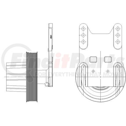 1077-09059-10 by KIT MASTERS - Kysor-Style Hub - New