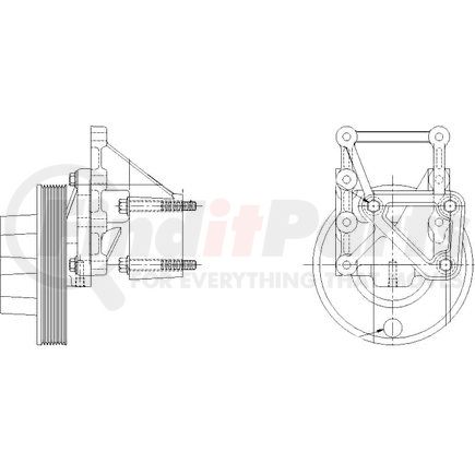 1077-09118-01 by KIT MASTERS - Kysor-Style Hub - New