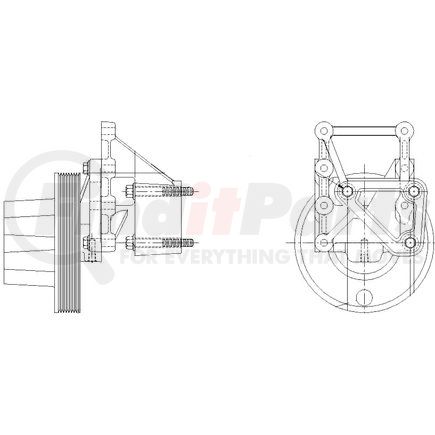 1077-09118-02 by KIT MASTERS - Kysor-Style Hub - New