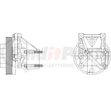 1077-09120-06 by KIT MASTERS - Kysor-Style Hub - New