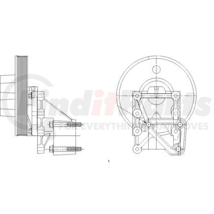 1077-09124-02 by KIT MASTERS - Kysor-Style Hub - New