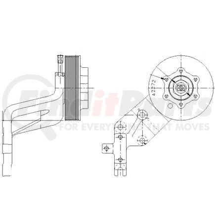 1077-09172-01 by KIT MASTERS - Kysor-Style Hub - New