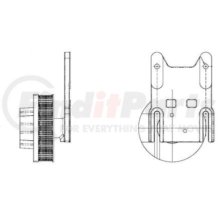 1077-09192-01 by KIT MASTERS - Kysor-Style Hub - New