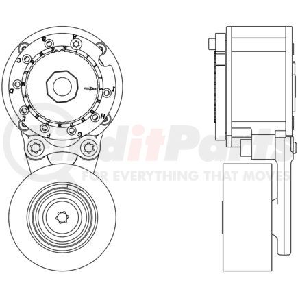 638667-2 by KIT MASTERS - PolyForce Belt Tensioner