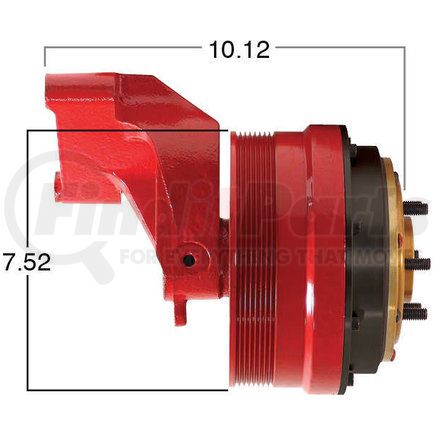 99331 by KIT MASTERS - Cummins Fan Clutch