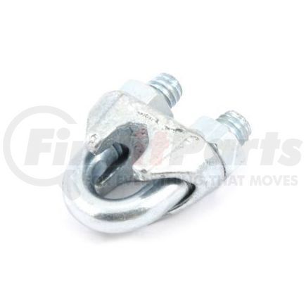 61022 by FORNEY INDUSTRIES INC. - Wire Rope (Aircraft Cable) Clips 1/4" Zinc-Plated (Malleable)