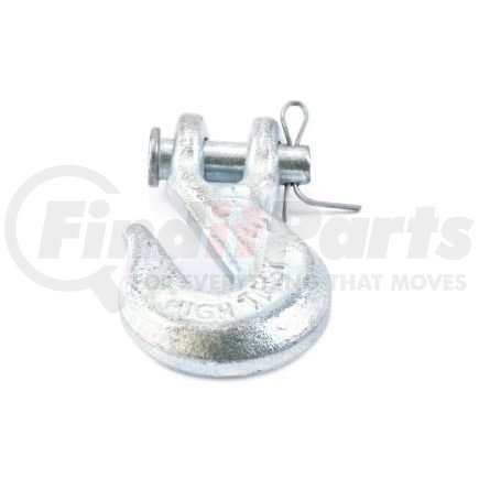 61040 by FORNEY INDUSTRIES INC. - Clevis Grab Hook 1/4" Drop-Forged Galvanized (2,600 Lbs. WLL)