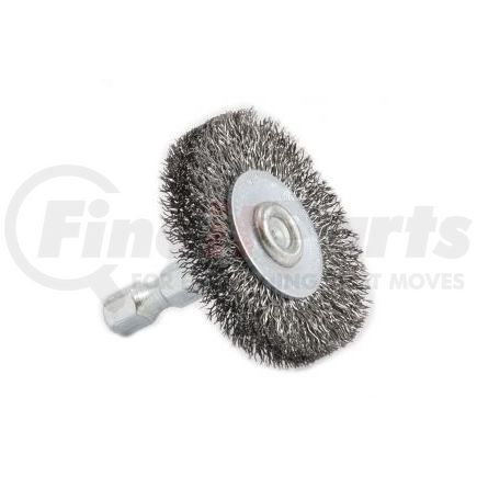 72726 by FORNEY INDUSTRIES INC. - Crimped Wire Wheel, 1-1/2" x .008" Wire with 1/4" Hex Shank