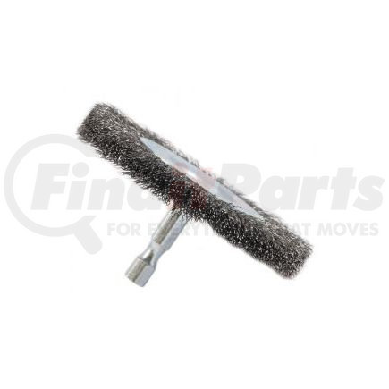 72736 by FORNEY INDUSTRIES INC. - Crimped Wire Wheel, 3" x .008" Wire with 1/4" Hex Shank