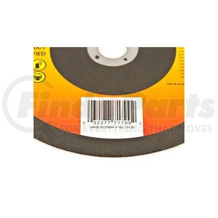 71799 by FORNEY INDUSTRIES INC. - Cut-Off Wheel, Metal Type 1, 6" X 1/16" X 5/8" Arbor, A46T-BF