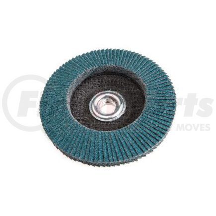 71920 by FORNEY INDUSTRIES INC. - Flap Disc, High Density "Jumbo" Blue Zirconia, 40 Grit Type 29, Depressed Center, 4-1/2" with 5/8-11 Arbor ZA40