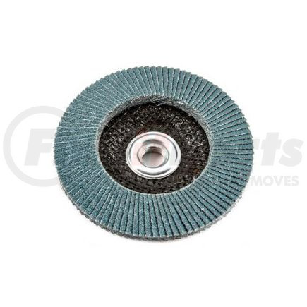 71921 by FORNEY INDUSTRIES INC. - Flap Disc, High Density "Jumbo" Blue Zirconia, 60 Grit Type 29, Depressed Center, 4-1/2" with 5/8-11 Arbor ZA60