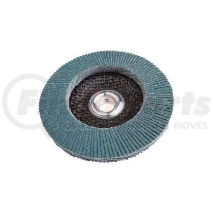 71922 by FORNEY INDUSTRIES INC. - Flap Disc, High Density "Jumbo" Blue Zirconia, 80 Grit Type 29, Depressed Center, 4-1/2" with 5/8-11 Arbor ZA80