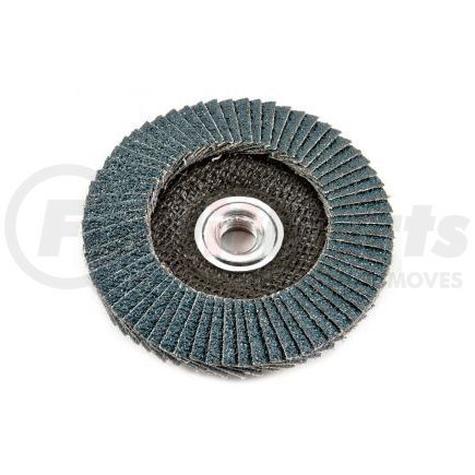 71930 by FORNEY INDUSTRIES INC. - Flap Disc, Blue Zirconia, 36 Grit Type 29, Depressed Center, 4-1/2" with 5/8-11 Arbor ZA36