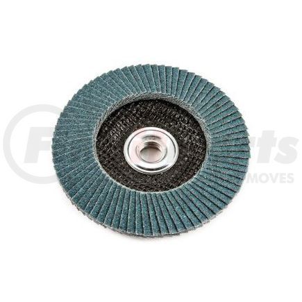 71931 by FORNEY INDUSTRIES INC. - Flap Disc, Blue Zirconia, 60 Grit Type 29, Depressed Center, 4-1/2" with 5/8-11 Arbor ZA60