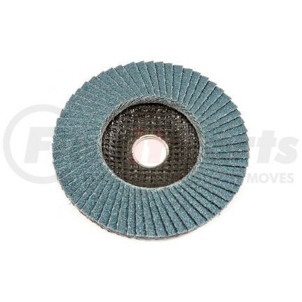 71992 by FORNEY INDUSTRIES INC. - Flap Disc, Blue Zirconia, 60 Grit Type 29, Depressed Center, 4" with 5/8" Arbor ZA60