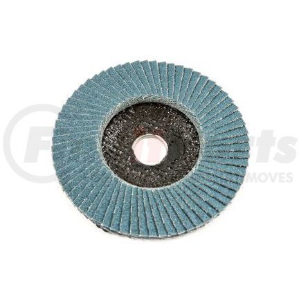 71993 by FORNEY INDUSTRIES INC. - Flap Disc, Blue Zirconia, 80 Grit Type 29, Depressed Center, 4" with 5/8" Arbor ZA80
