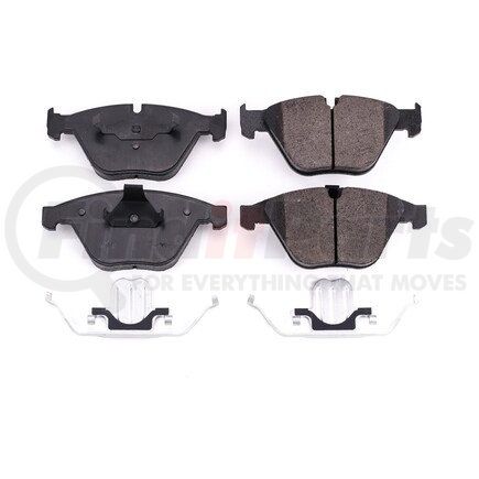 17-1260 by POWERSTOP BRAKES - Z17 EVOLUTION CERAMIC BRAKE PADS W/ HARDWARE