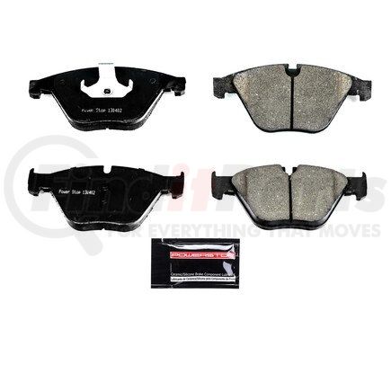 Z231597 by POWERSTOP BRAKES - Z23 EVOLUTION SPORT CARBON-FIBER BRAKE PADS W/ HARDWARE