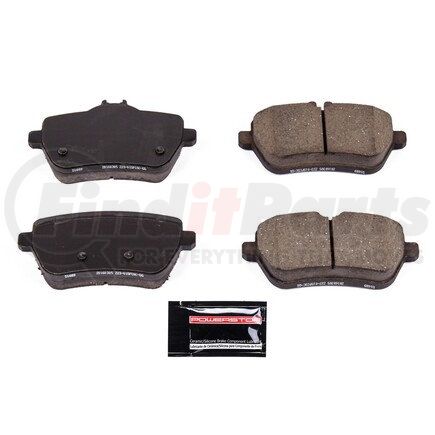 Z231689 by POWERSTOP BRAKES - Z23 EVOLUTION SPORT CARBON-FIBER BRAKE PADS W/ HARDWARE