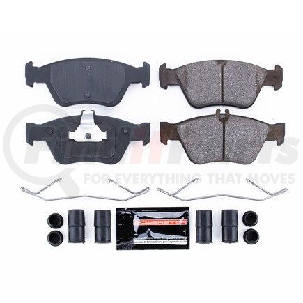 Z23710 by POWERSTOP BRAKES - Z23 EVOLUTION SPORT CARBON-FIBER BRAKE PADS W/ HARDWARE