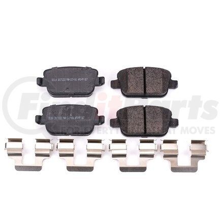 17-1314 by POWERSTOP BRAKES - Z17 EVOLUTION CERAMIC BRAKE PADS W/ HARDWARE