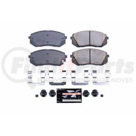 Z231295 by POWERSTOP BRAKES - Z23 EVOLUTION SPORT CARBON-FIBER BRAKE PADS W/ HARDWARE