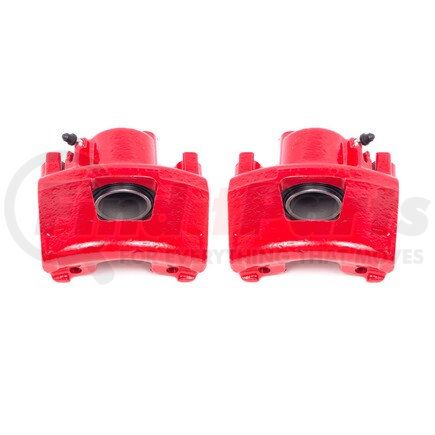 S4600 by POWERSTOP BRAKES - Red Powder Coated Calipers