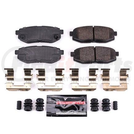 Z231124 by POWERSTOP BRAKES - Z23 EVOLUTION SPORT CARBON-FIBER BRAKE PADS W/ HARDWARE