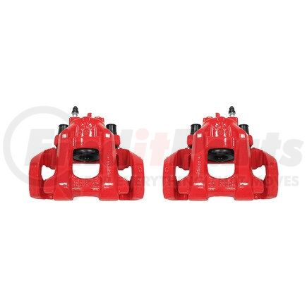 S5300 by POWERSTOP BRAKES - Red Powder Coated Calipers