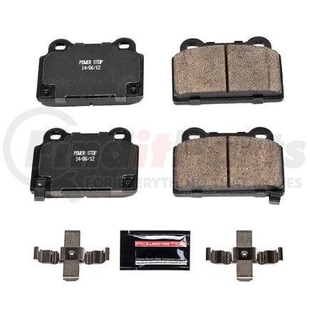 Z231368 by POWERSTOP BRAKES - Z23 EVOLUTION SPORT CARBON-FIBER BRAKE PADS W/ HARDWARE