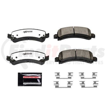 Z36-974 by POWERSTOP BRAKES - Z36 TRUCK & TOW CARBON-FIBER CERAMIC BRAKE PADS W/ HARDWARE