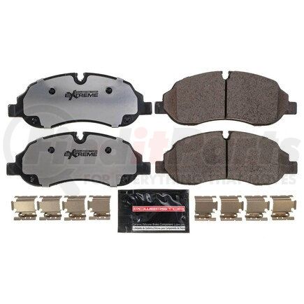 Z36-1774 by POWERSTOP BRAKES - Z36 TRUCK & TOW CARBON-FIBER CERAMIC BRAKE PADS W/ HARDWARE