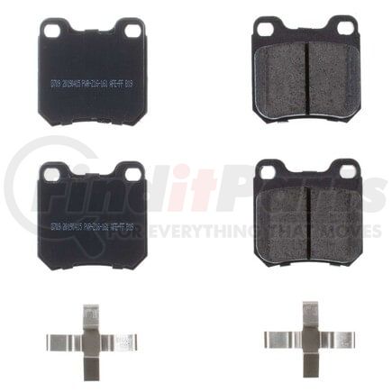 17-709 by POWERSTOP BRAKES - Z17 EVOLUTION CERAMIC BRAKE PADS W/ HARDWARE