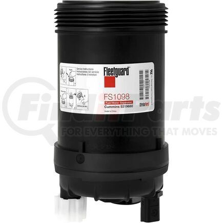 FS1098 by CUMMINS - Fuel/Water Separator - Buttress, 4.685" Thread Diameter, 4.0mm Thread Pitch