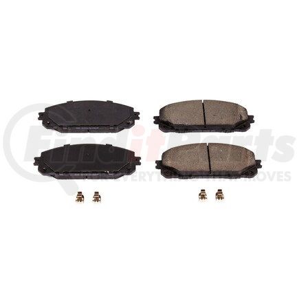 16-1843 by POWERSTOP BRAKES - Z16 EVOLUTION CERAMIC BRAKE PADS