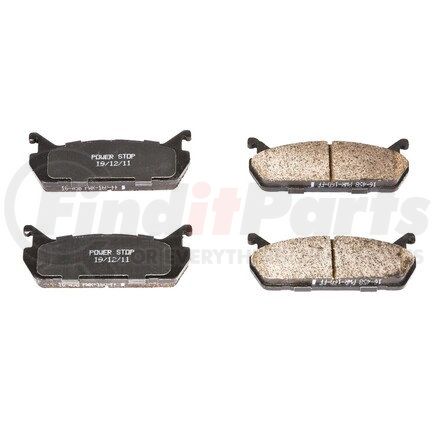 16-458 by POWERSTOP BRAKES - Z16 EVOLUTION CERAMIC BRAKE PADS