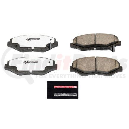 Z26914 by POWERSTOP BRAKES - Z26 STREET PERFORMANCE CARBON-FIBER CERAMIC BRAKE PADS W/ HARDWARE