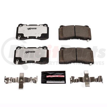 Z261836 by POWERSTOP BRAKES - Z26 STREET PERFORMANCE CARBON-FIBER CERAMIC BRAKE PADS W/ HARDWARE