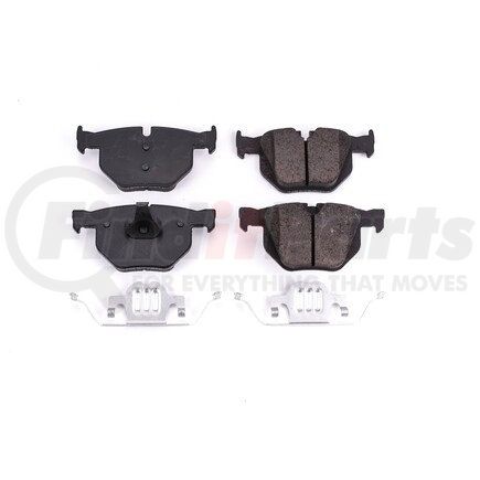 17-1042 by POWERSTOP BRAKES - Z17 EVOLUTION CERAMIC BRAKE PADS W/ HARDWARE