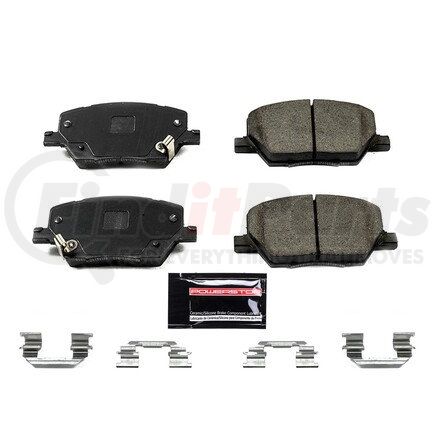 Z231811 by POWERSTOP BRAKES - Z23 EVOLUTION SPORT CARBON-FIBER BRAKE PADS W/ HARDWARE