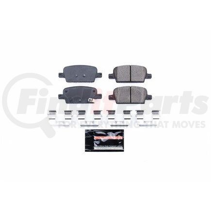 Z231921 by POWERSTOP BRAKES - Z23 EVOLUTION SPORT CARBON-FIBER BRAKE PADS W/ HARDWARE