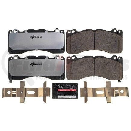 Z261792 by POWERSTOP BRAKES - Z26 STREET PERFORMANCE CARBON-FIBER CERAMIC BRAKE PADS W/ HARDWARE