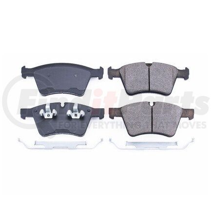 17-1272 by POWERSTOP BRAKES - Z17 EVOLUTION CERAMIC BRAKE PADS W/ HARDWARE