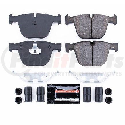 Z23919 by POWERSTOP BRAKES - Z23 EVOLUTION SPORT CARBON-FIBER BRAKE PADS W/ HARDWARE