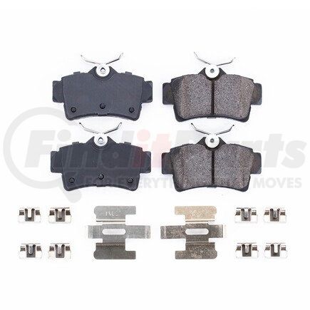 17-627A by POWERSTOP BRAKES - Z17 EVOLUTION CERAMIC BRAKE PADS W/ HARDWARE