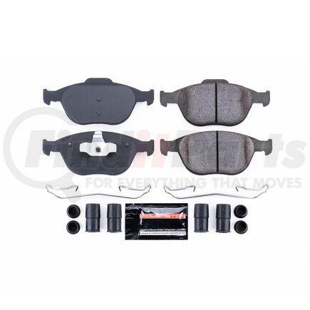 Z23970 by POWERSTOP BRAKES - Z23 EVOLUTION SPORT CARBON-FIBER BRAKE PADS W/ HARDWARE