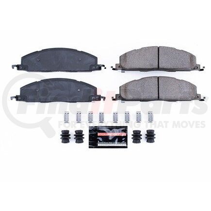 Z231400 by POWERSTOP BRAKES - Z23 EVOLUTION SPORT CARBON-FIBER BRAKE PADS W/ HARDWARE