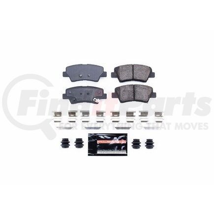 Z231445 by POWERSTOP BRAKES - Z23 EVOLUTION SPORT CARBON-FIBER BRAKE PADS W/ HARDWARE