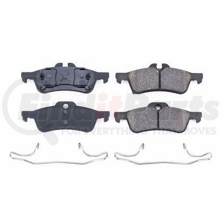 17-1060 by POWERSTOP BRAKES - Z17 EVOLUTION CERAMIC BRAKE PADS W/ HARDWARE